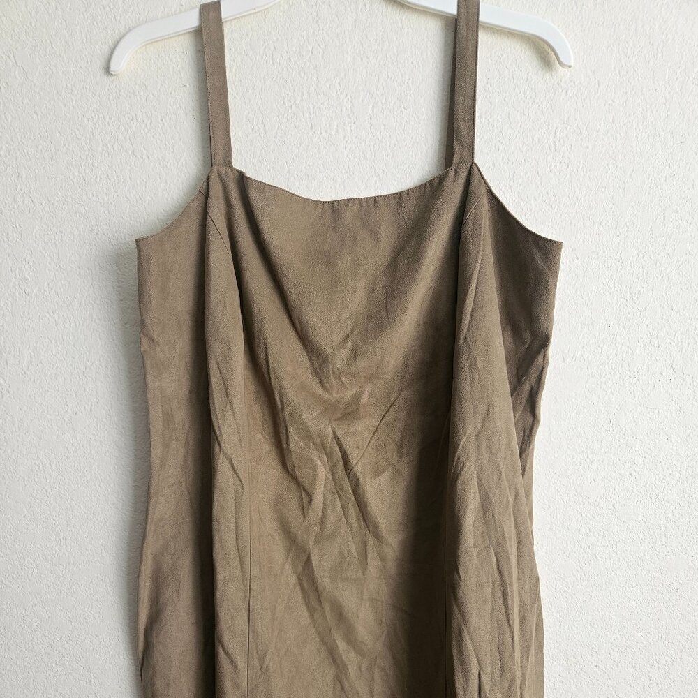 Venezia Cut Outs Floral Hem Youth Girls midi Romper Suede Coverall Dress 14